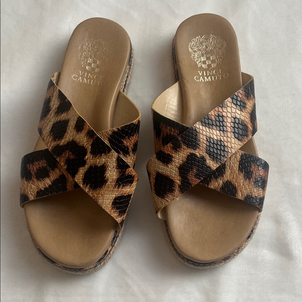 Vince Camuto Animal Print Women's Sandals